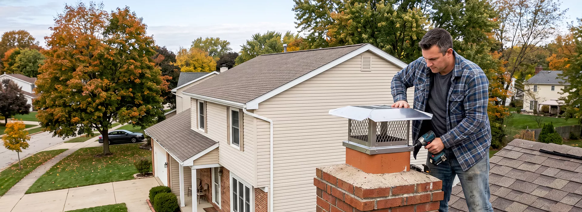 Chimney Cover Installation Upper Darby, PA