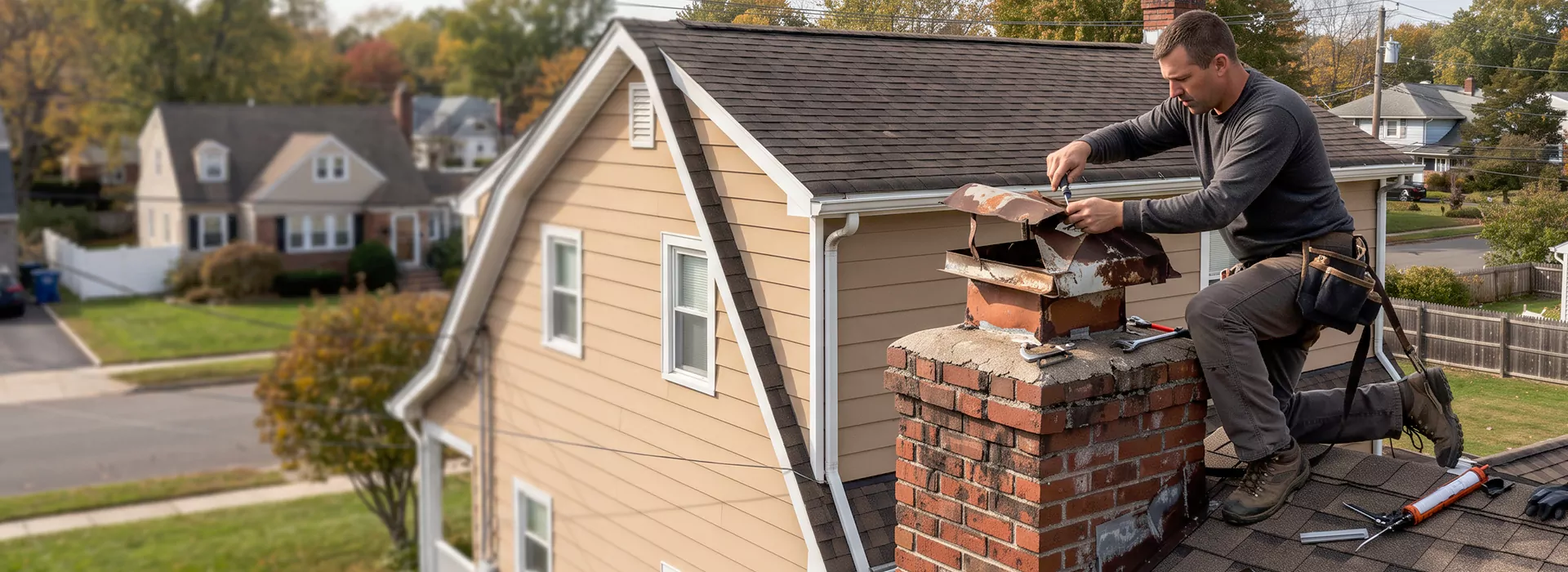 Chimney Cover Repair Upper Darby, PA