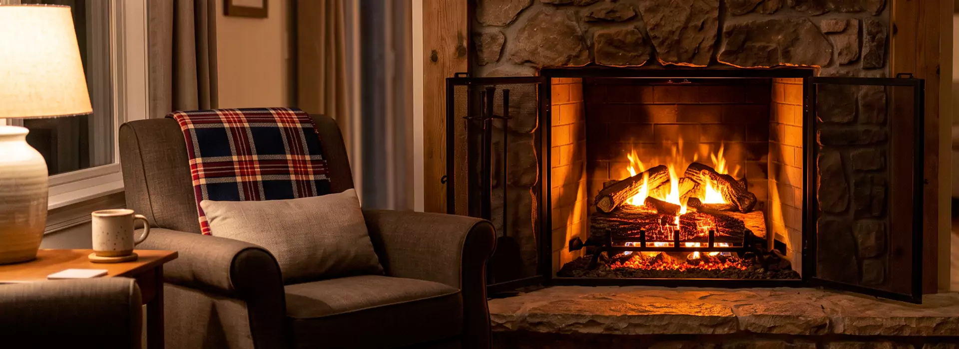 Electric Fireplace Logs in Upper Darby, PA