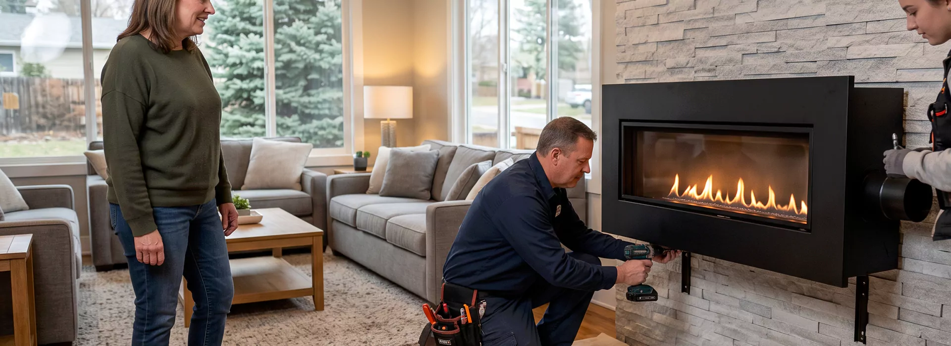 Floating Fireplace Installation Upper Darby, PA
