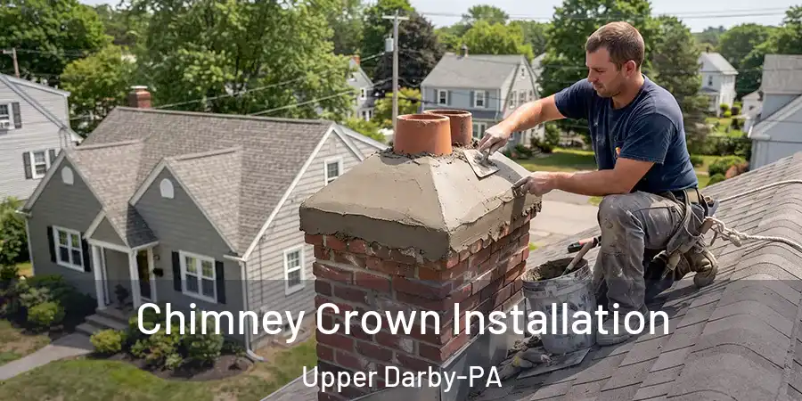 Chimney Crown Installation Upper Darby-PA
