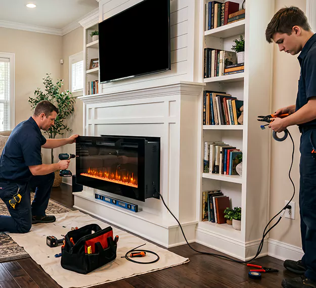 Certified Electric Fireplace Installation Company: Your Local Electric Fireplace Contractors in Upper Darby, PA!