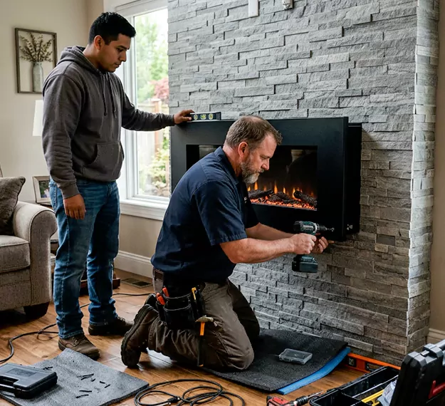 Certified Floating Fireplace Installation Company: Your Local Floating Mantel Installer in Upper Darby, PA
