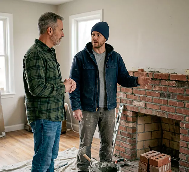 Why Upper Darby Homeowners Choose Our Brick Fireplace Installation Team?