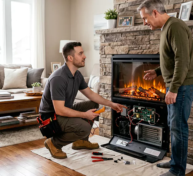 Why Upper Darby Homeowners Choose Our Electric Fireplace Repair Team?