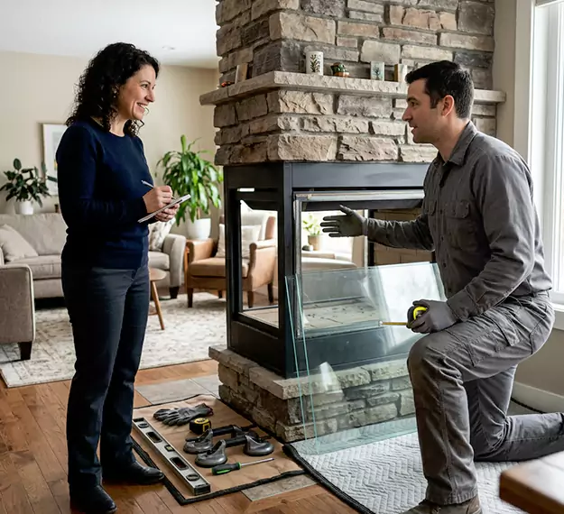 Certified Fireplace Glass Installation Company: Your Local Fireplace Glass Door Installer in Upper Darby, PA