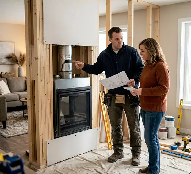 Why Upper Darby Homeowners Choose Our Prefab Fireplace Installation Team?