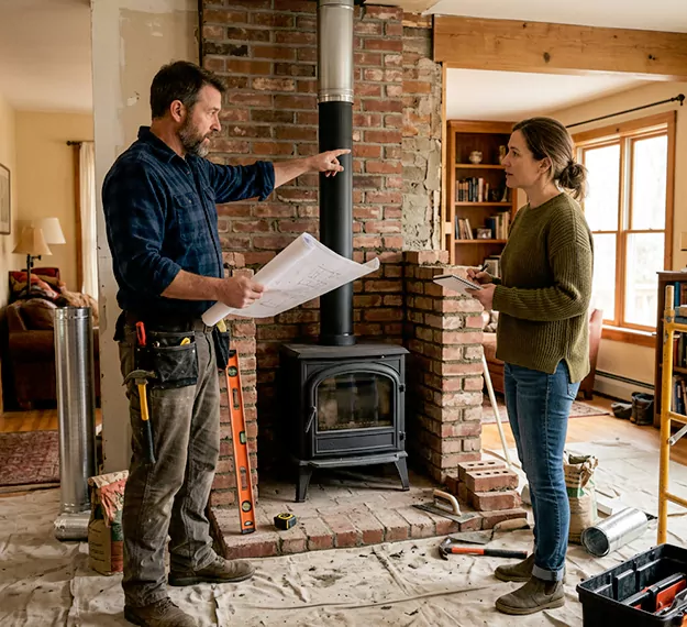 Why Upper Darby Homeowners Choose Our Wood Fireplace Installation Team?