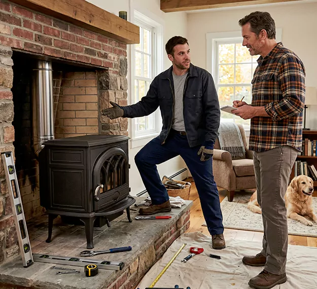 Why Upper Darby Homeowners Choose Our Wood Stove Installation Team?