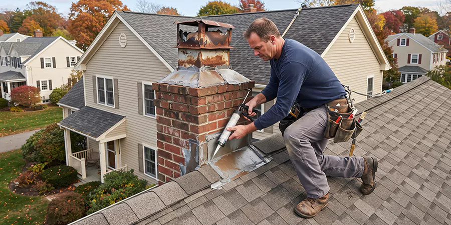 Chimney Chase Flashing Repair Upper Darby