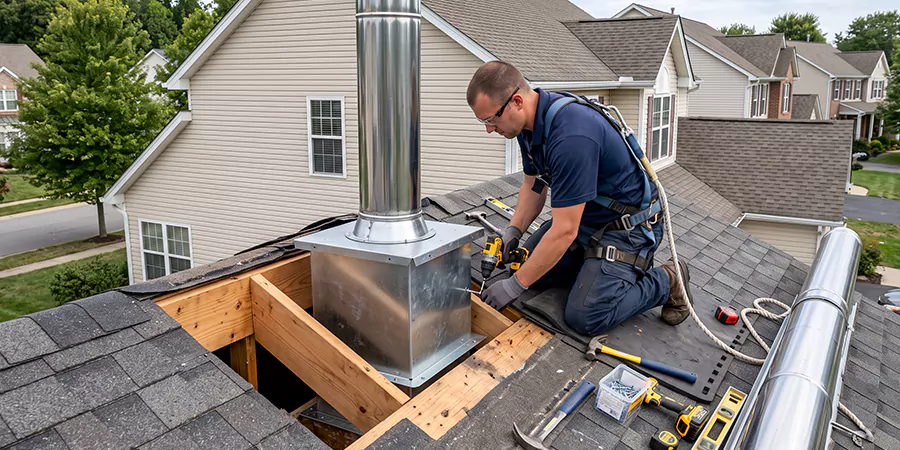 Chimney Support Box Installation Upper Darby