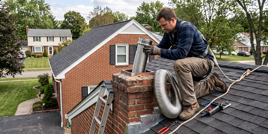 Chimney Sleeve Installation Upper Darby