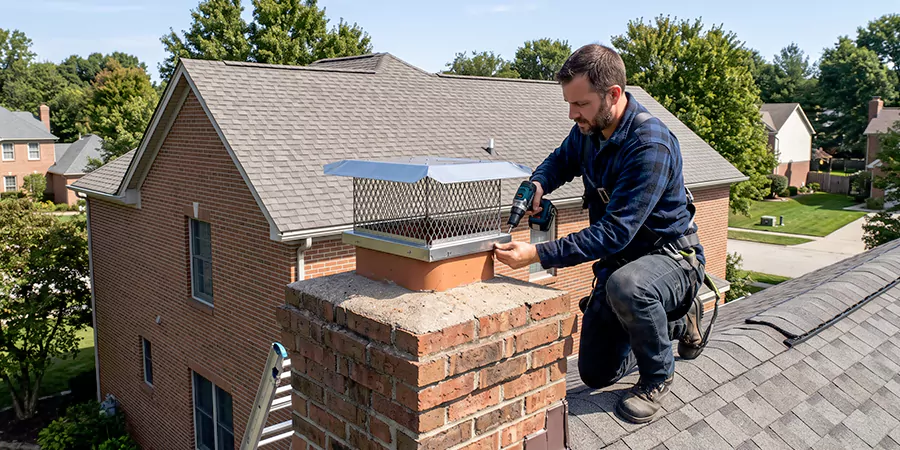 Masonry Chimney Spark Arrestor Installation Upper Darby