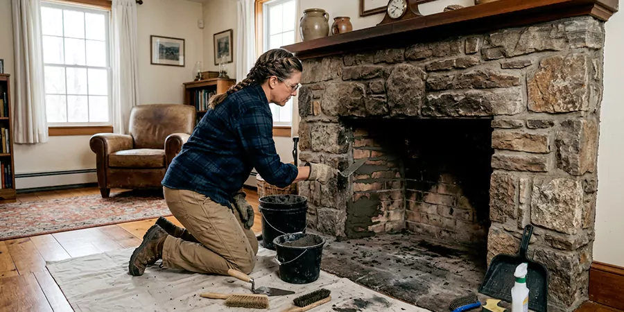 Refurbish Wood Burning Fireplace Upper Darby