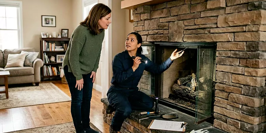 Home Fireplace Safety Inspection Upper Darby