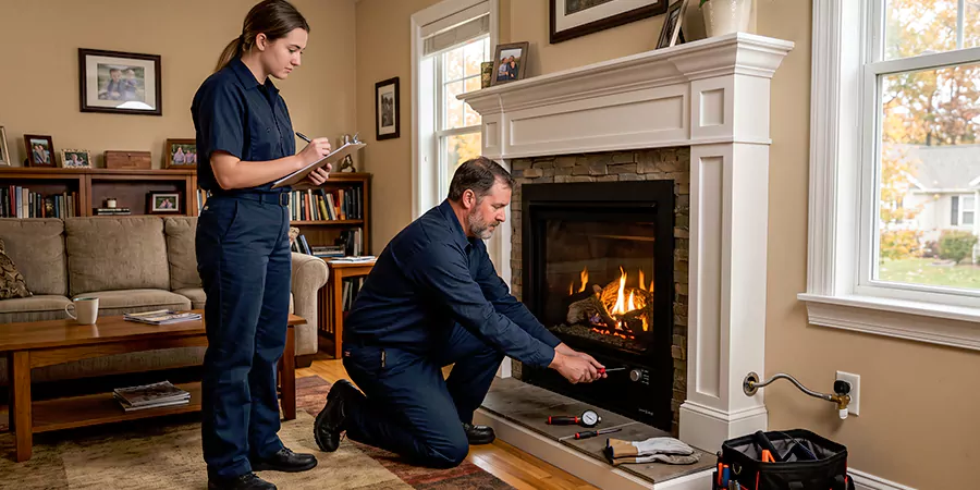 Fireplace Gas Line and Hookup Upper Darby