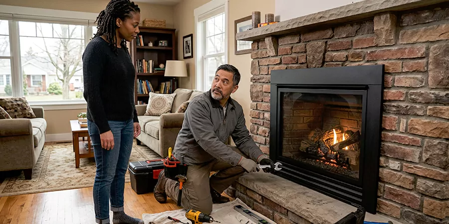 Fireplace and Log Fire Installation Upper Darby
